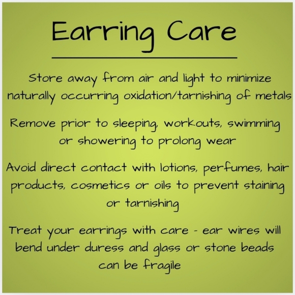 HAND CRAFTED Artisan Pewter Wildflower Earrings Blue Vintage Glass Dangle - Picture 6 of 6